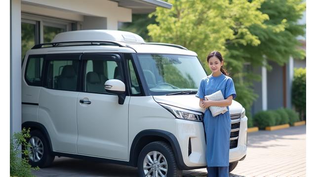 医療関係者が患者を訪問する様子