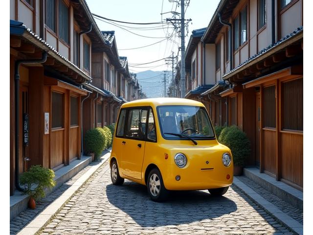 都市部での運転に適したコンパクト電気自動車