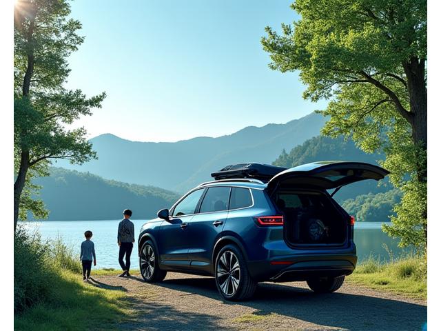 家族向けの広々とした電気SUV